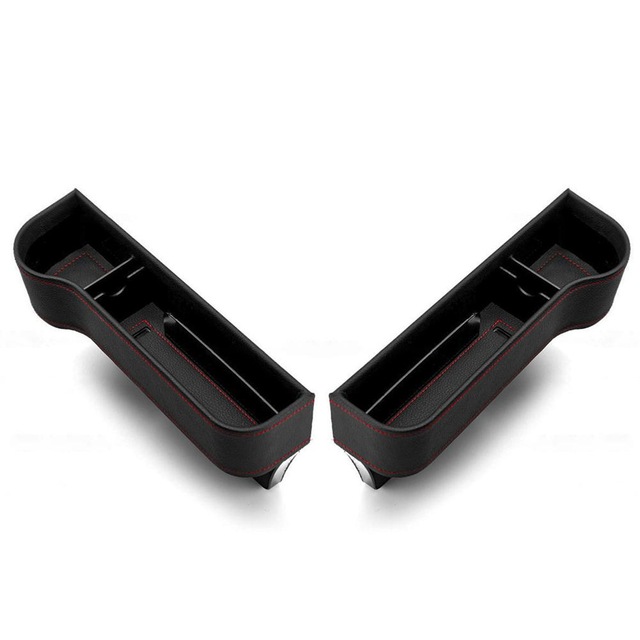 Car Seat-Gap Organizers — Black Pair