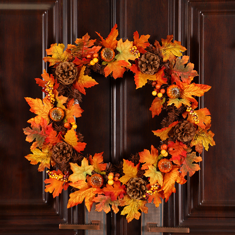 Autumn Pumpkin Wreath